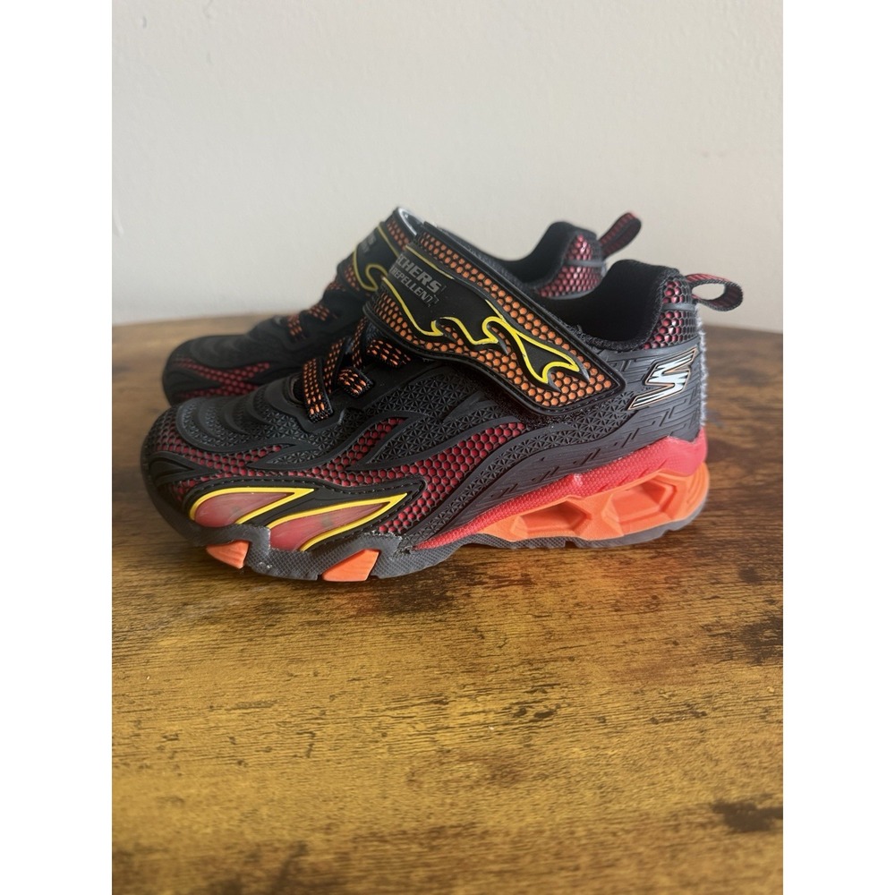 Skechers Kids S-Lights: Hydro Lights - Heat Stride Sneakers Size 12 - Picture 4 of 7